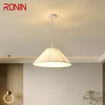 RONIN Moderni pakabinama lempa Šiaurės šalių LED kūrybiškumo paprastumo klostės Balta kabanti lemputė namų valgomojo miegamajame