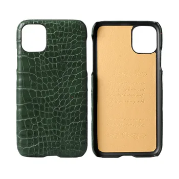 Andmade-leather dėklas, skirtas iPhone 7, 8 Plus, XS, 11, 12 mini, 13 Pro Max, XR, se 2020, klasikinis krokodilo raštas