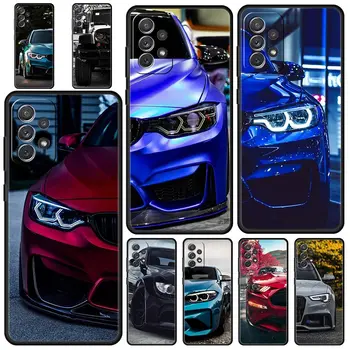 mėlynas sportinis automobilis Automobiliai JDM Telefono dėklas, skirtas Samsung Galaxy A13 A51 A71 A21S A12 A11 A31 A41 A23 A53 A73 A52 A32 5G A03S A01 Dangtelis